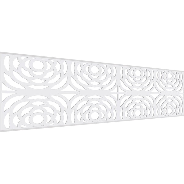 Ekena Millwork Set of Four Panels for 94 1/2"W x 24 1/4"H Edinburg Fretwork Wainscot Wall Paneling WPKP12X01X47EBP - main